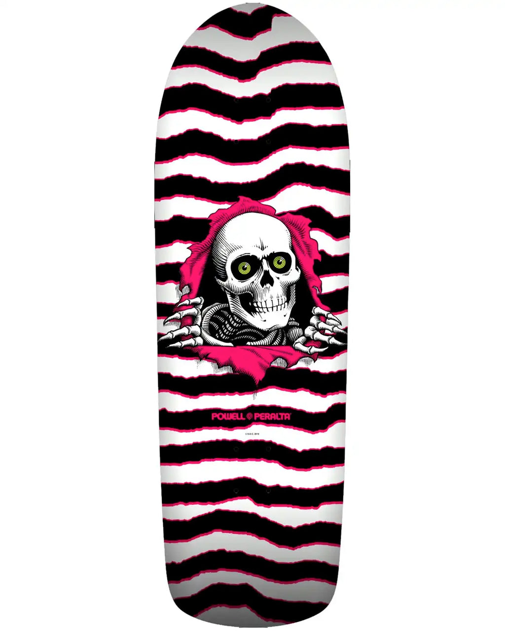 Old School Ripper Retro 10″ X 31.75″ Cruiser Deck - White