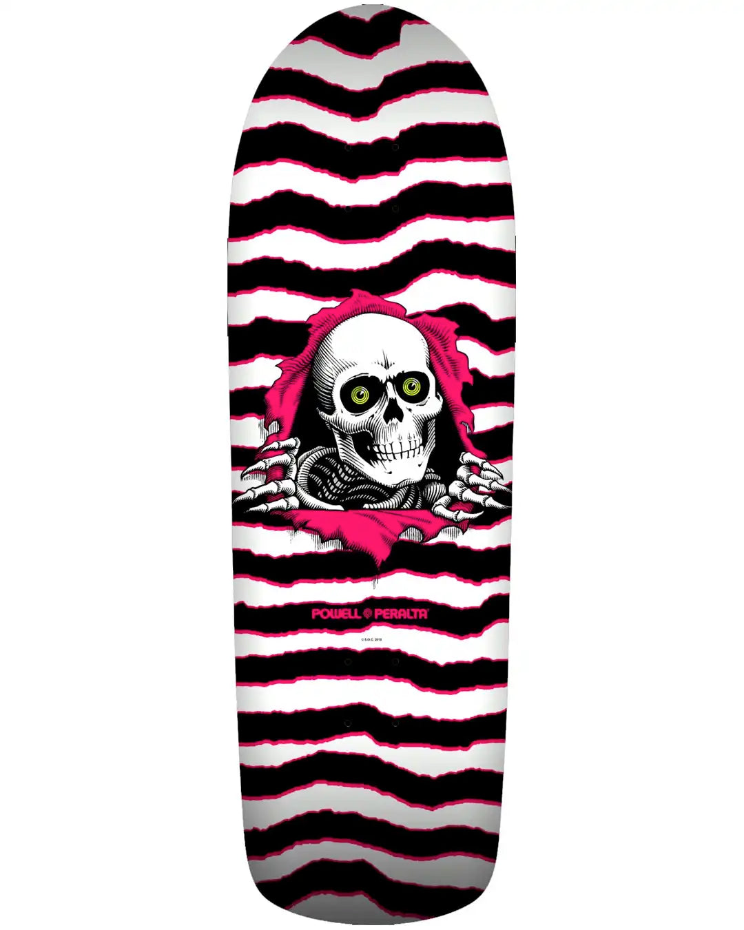 Old School Ripper Retro 10″ X 31.75″ Cruiser Deck - White