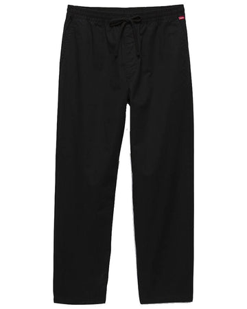 Range Baggy Tapered Elastic Waist  Pants - Black