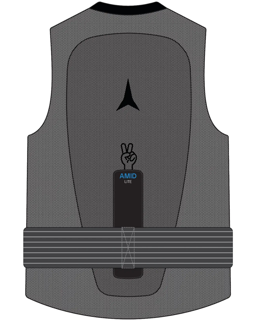 ATOMIC Live Shield Amid Lite Vest Jr Ski - Black Body Protection – view 2