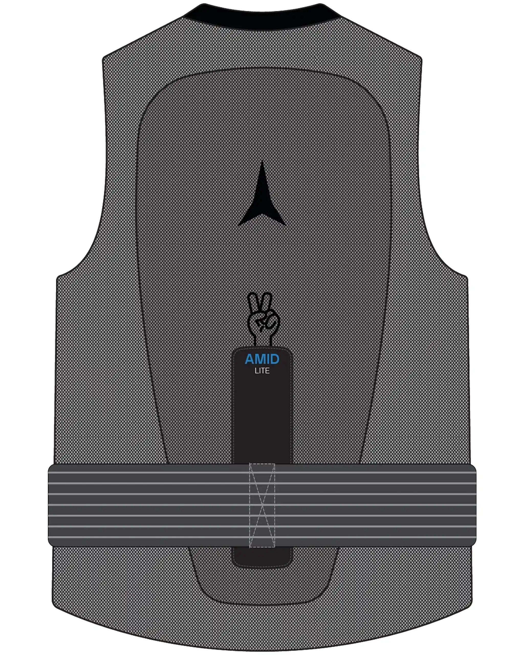 ATOMIC Live Shield Amid Lite Vest Jr Ski - Black Body Protection – view 2