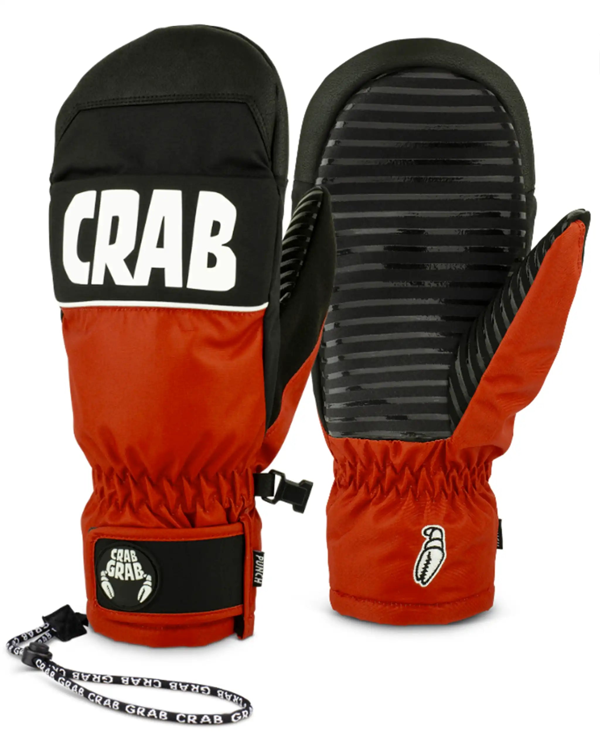 CRAB GRAB Punch Mitt - Original Red Gloves and Mitts