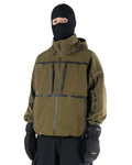Taped Winter Jacket - Dark Olive