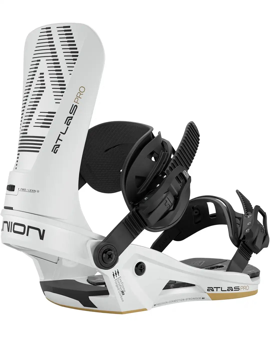 Fixation De Snowboard Atlas Pro - White 2026