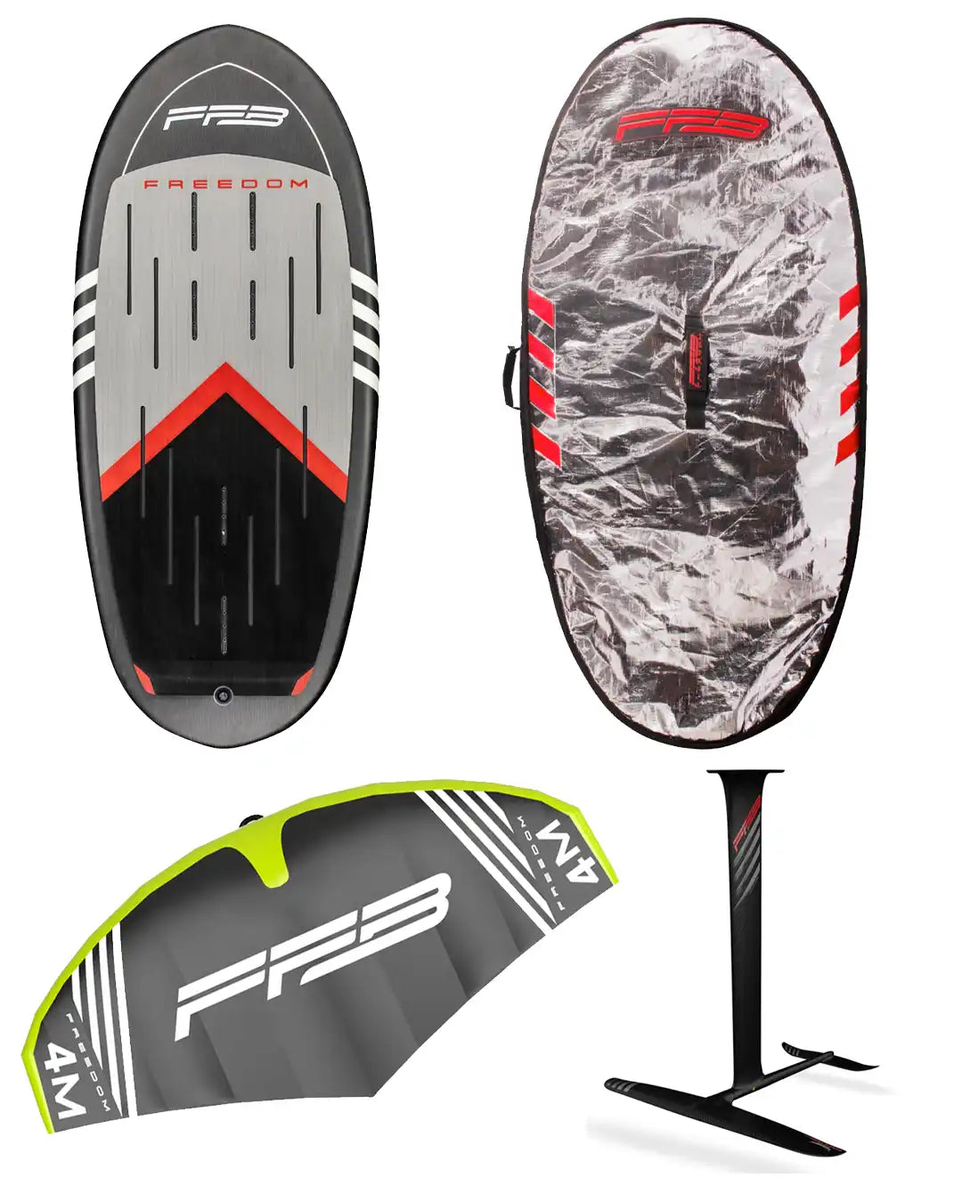 Wingnut 65L + Halcyon 1030 + Wing 4.2 + Boardbag - Wing Foil Package