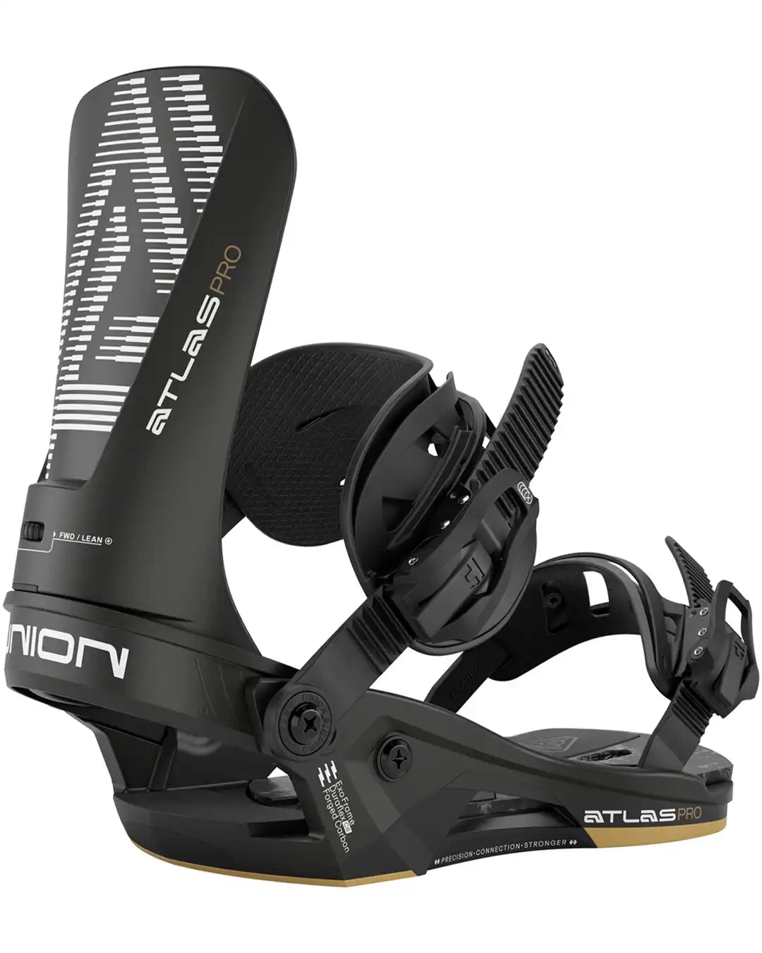 Fixation De Snowboard Atlas Pro - Black 2026