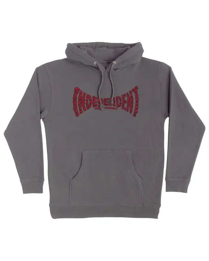 Hoodie Skull Span - Charcoal