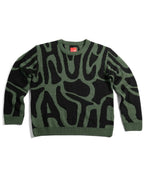 Coton ouaté Cotton Ouaté Emiliano Knit - Green/Black par CHOCOLATE