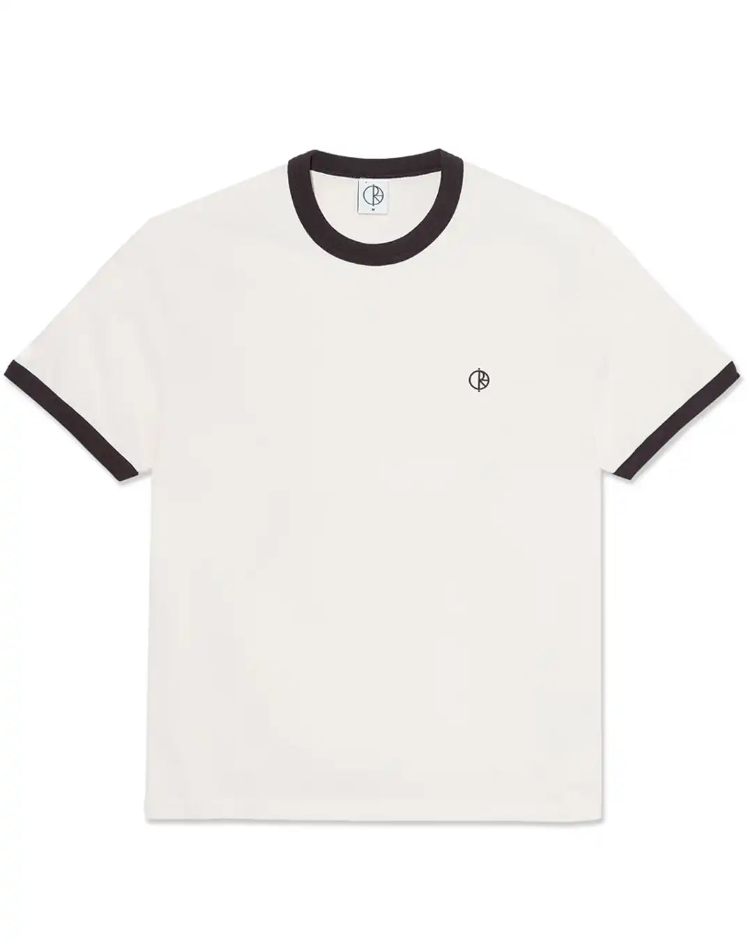 Ringer T-Shirt - Ivory/Chocolate