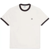 Ringer T-Shirt - Ivory/Chocolate