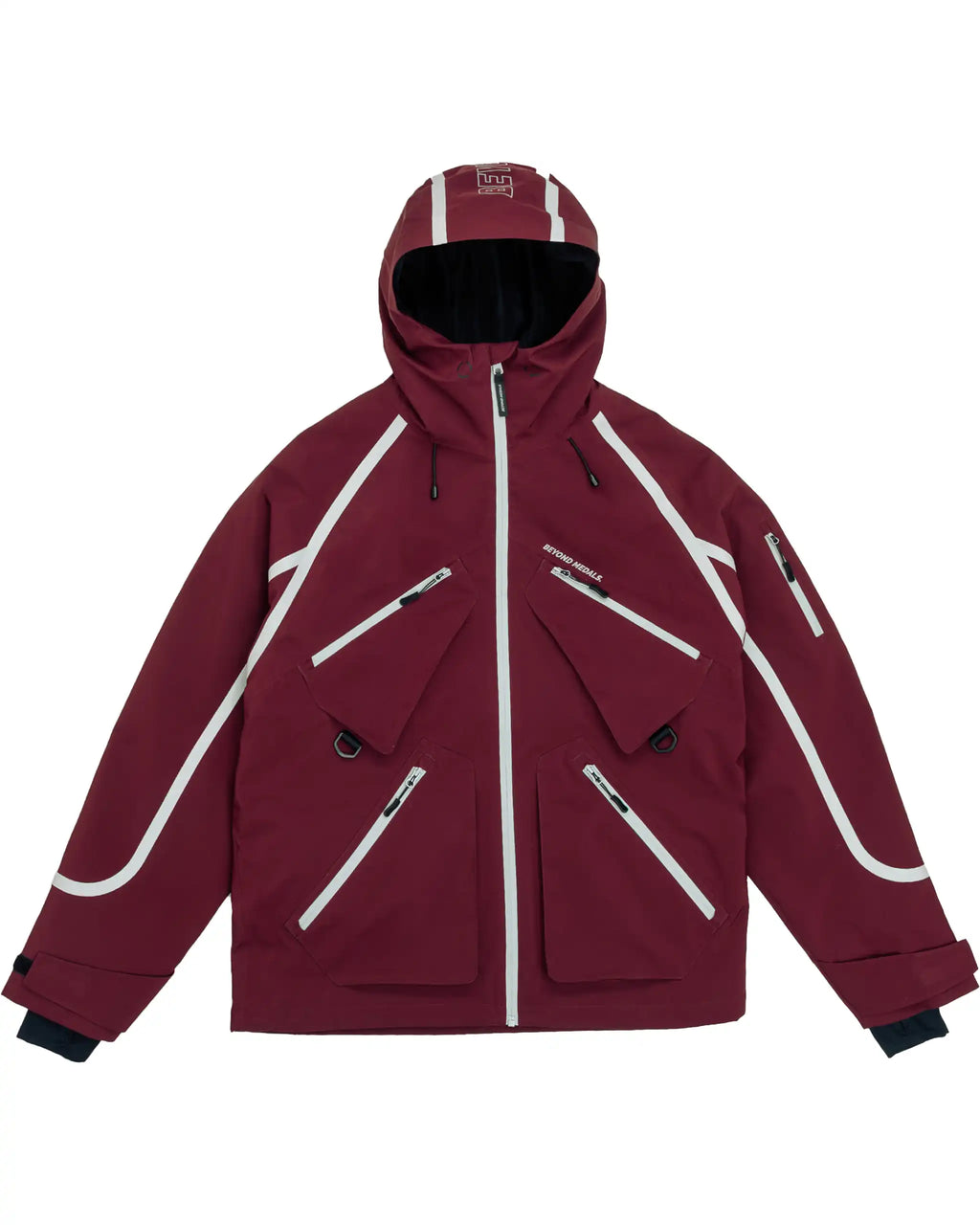 BEYOND MEDALS X Taped 3L Winter Jacket - Dark Red