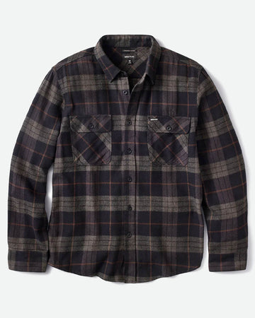 Bowery L/S Flannel Shirt - Black/Charcoal