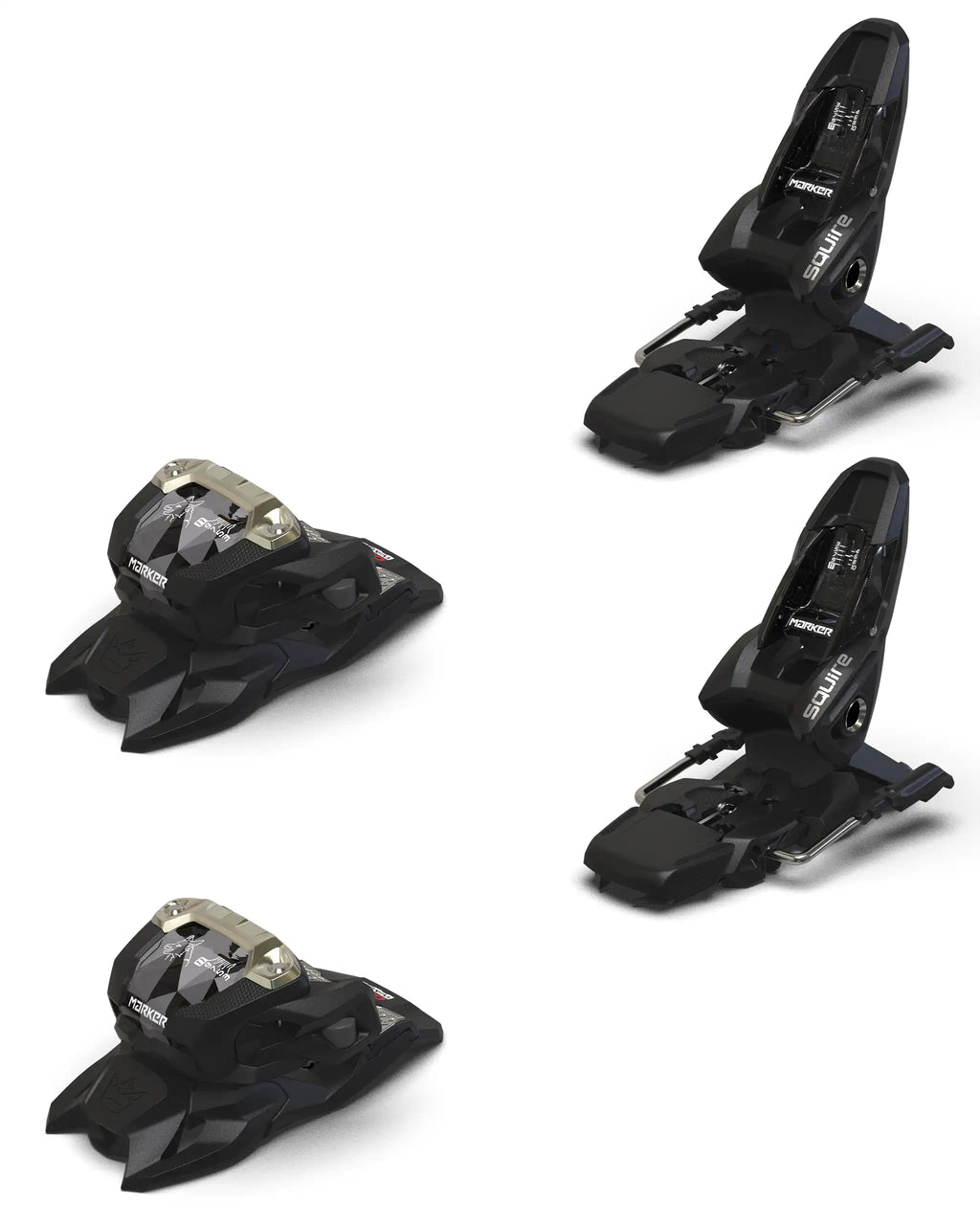Squire 11 Ski Bindings - Black 2027
