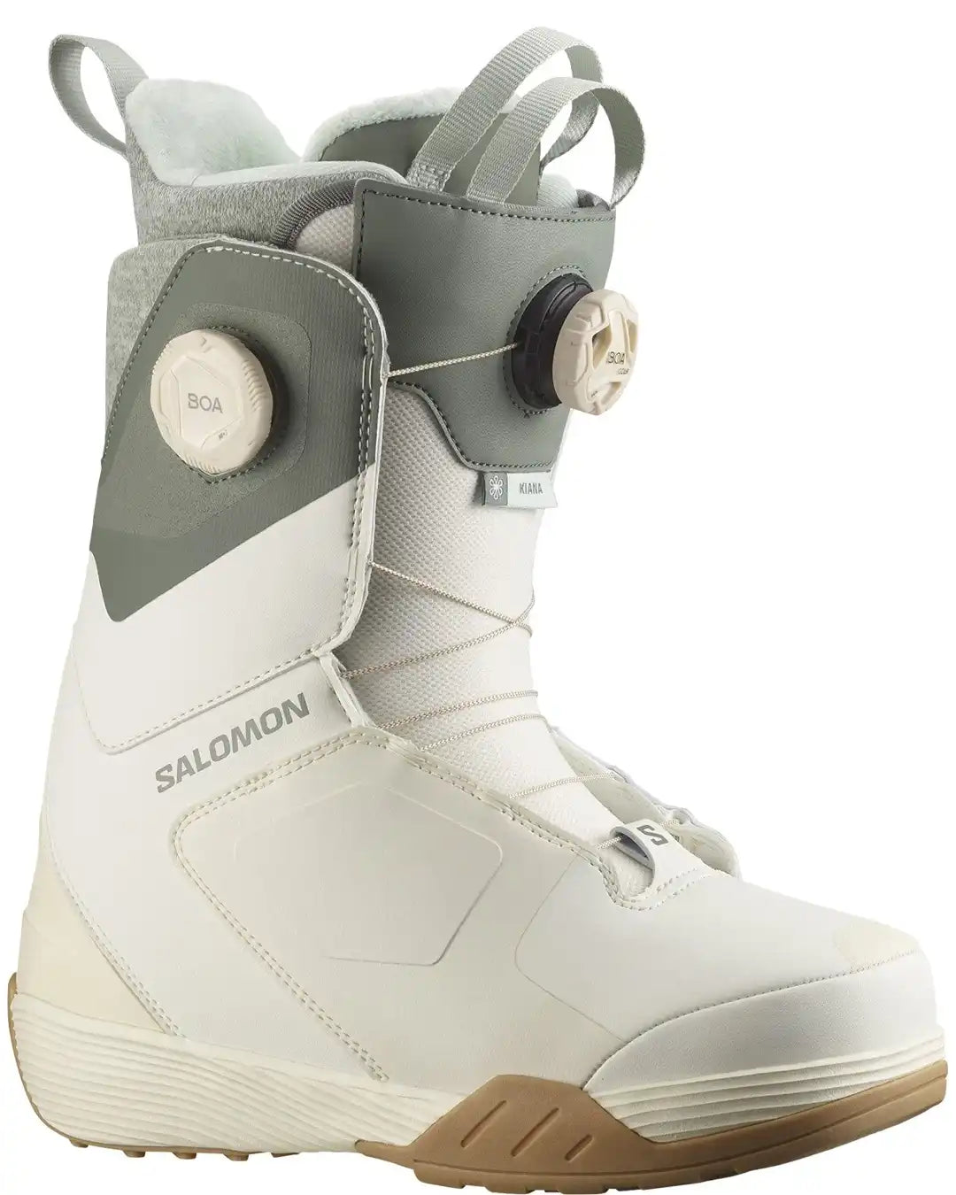 Kiana Dual Boa Women's Snowboard Boots - Vanilla/Green 2026