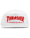 Mag Logo Snapback Hat - White
