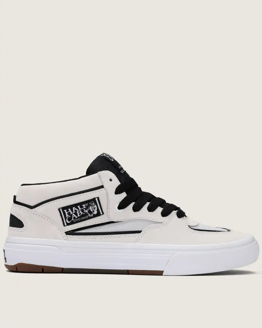 Souliers Skate Half Cab Wafflecup - White/Black