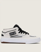 Souliers Skate Half Cab Wafflecup - White/Black