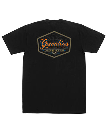 T-shirt Ds X Grundens Watercraft - Black