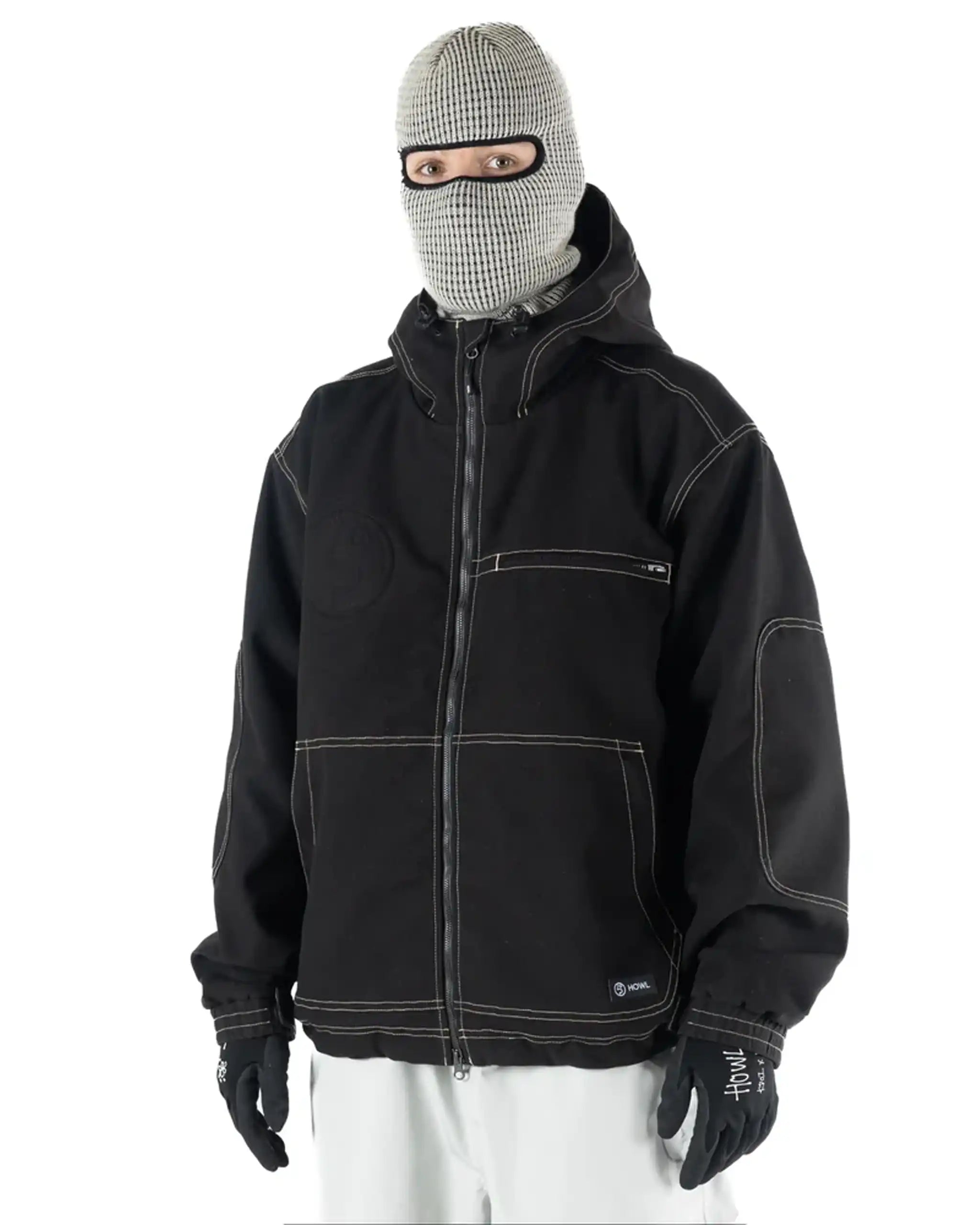 Manteau Neige Workwear Public - Black par HOWL