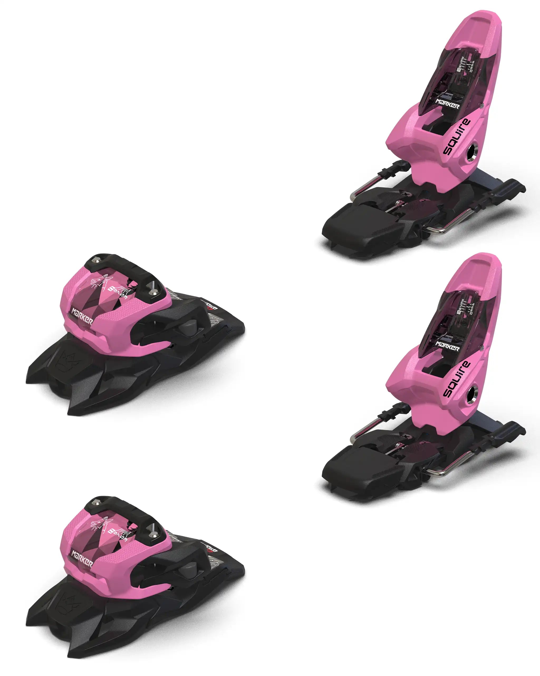 Squire 11 Ski Bindings - Rose/Black 2027