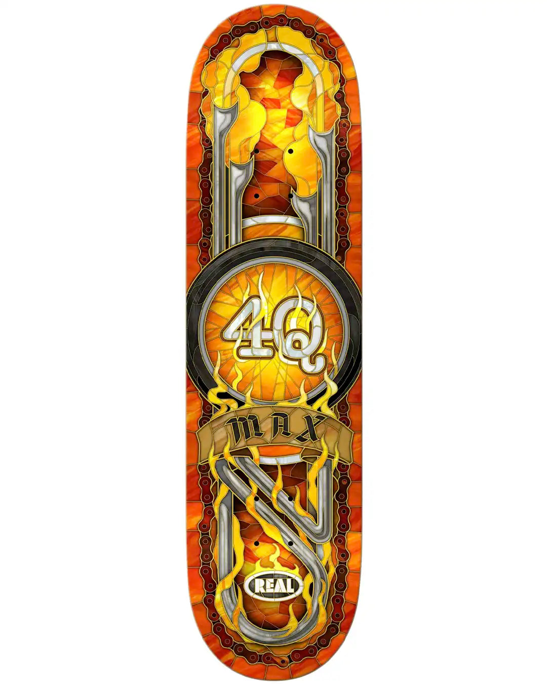Max Schaff 4Q Cathedral Skateboard Deck