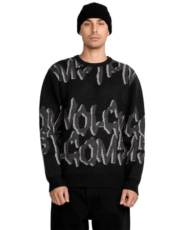 Cotton Ouaté Stone Jacquard - Black
