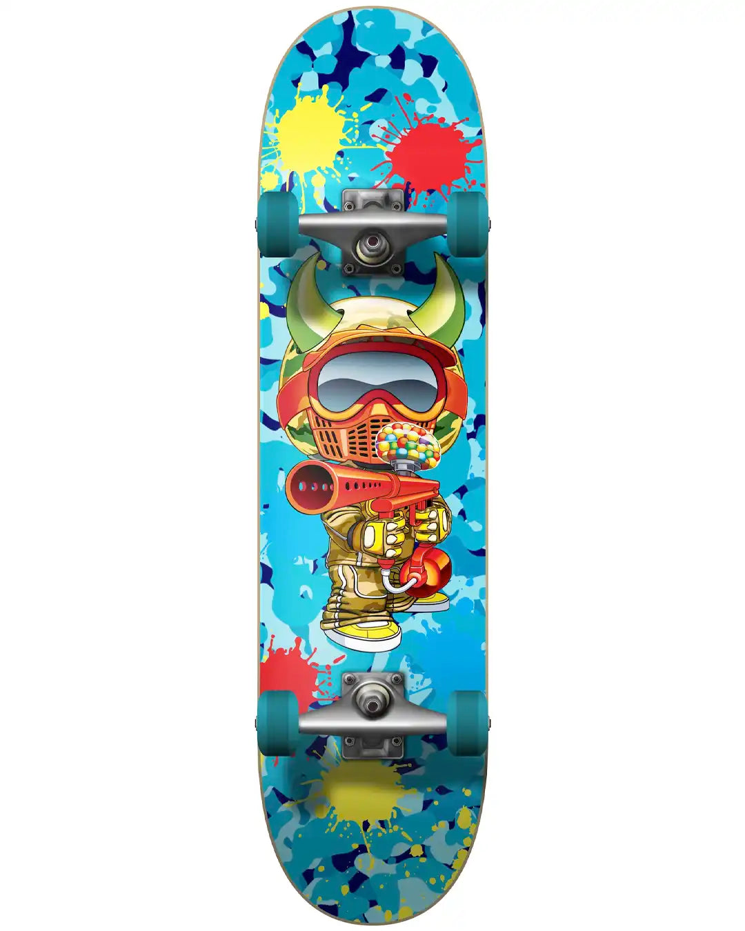 Skateboard Complet Paintballer - Blue Camo