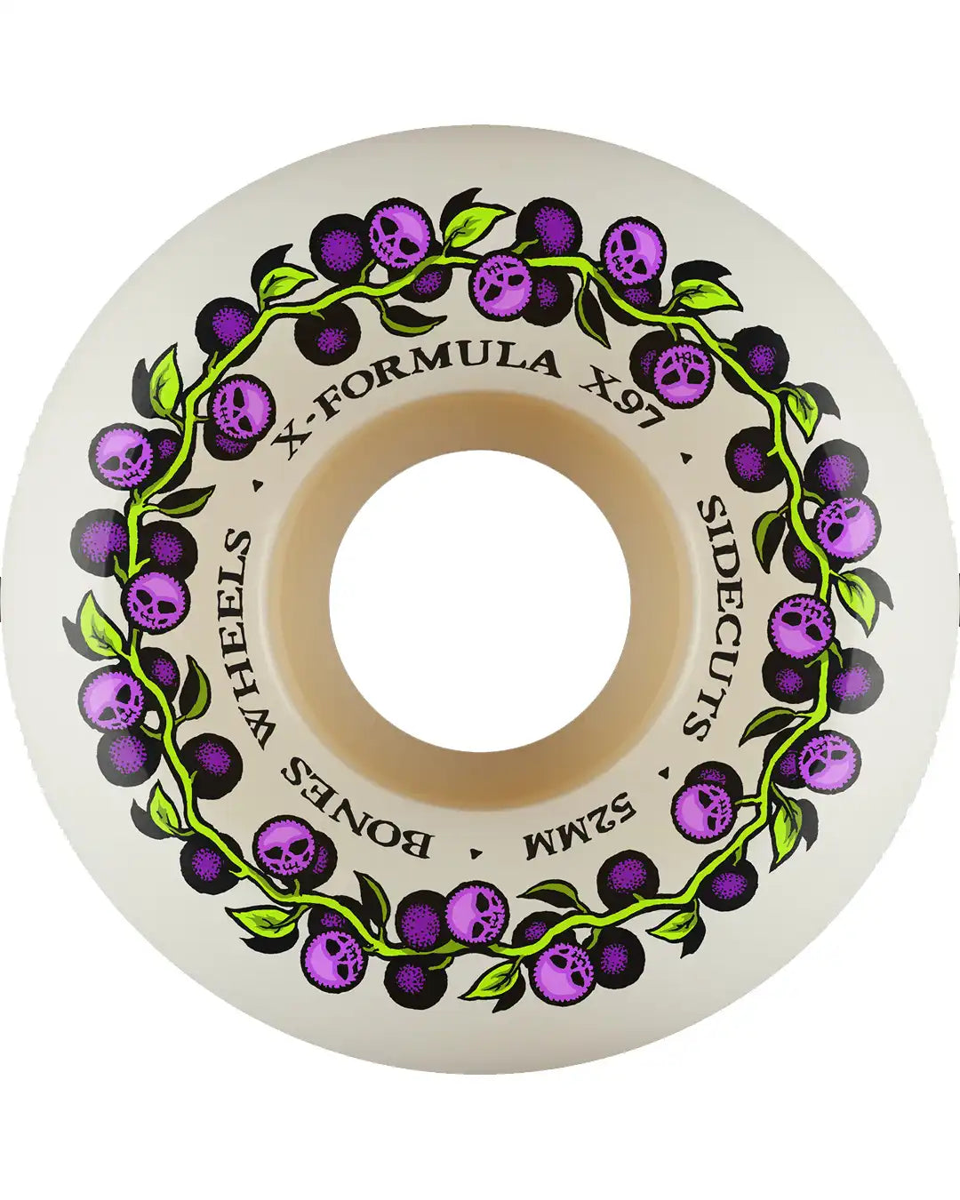 Xf Skull Berries V5 97A Sidecut Skateboard Wheels