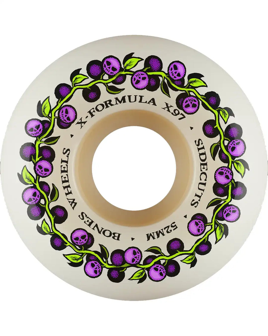 Xf Skull Berries V5 97A Sidecut Skateboard Wheels