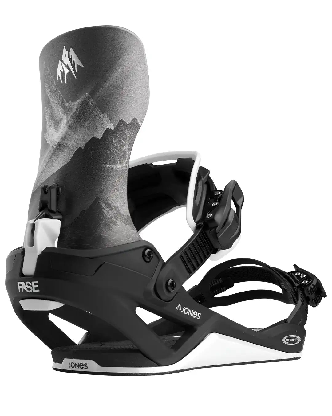 Fixation De Snowboard Mercury Fase - Mtn Black/Silver 2027