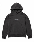HOWL Cropped Hoodie - Washed Charcoal