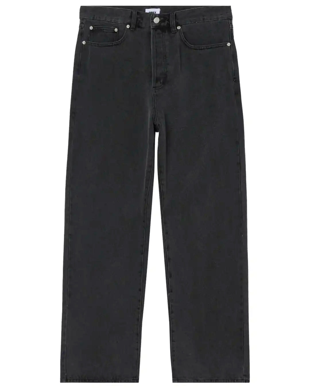 Classic Baggy Denim Jeans - Black Ash