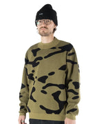 HOWL Heavy Knit Polo Sweatshirt - Black – view 4
