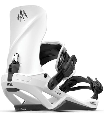 Mercury Fase Snowboard Bindings - Cloud White 2026