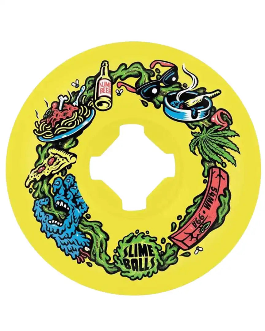 Scarf Balls Vomit Mini 99a Skateboard Wheels - 54mm