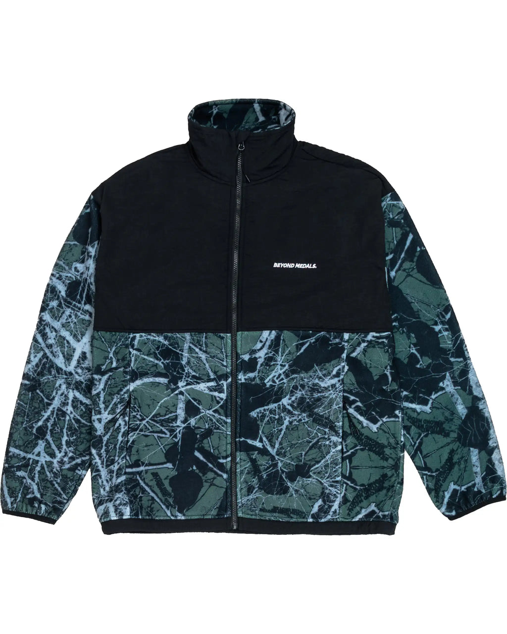 BEYOND MEDALS Tech Fleece Jacket Winter Jacket - Black