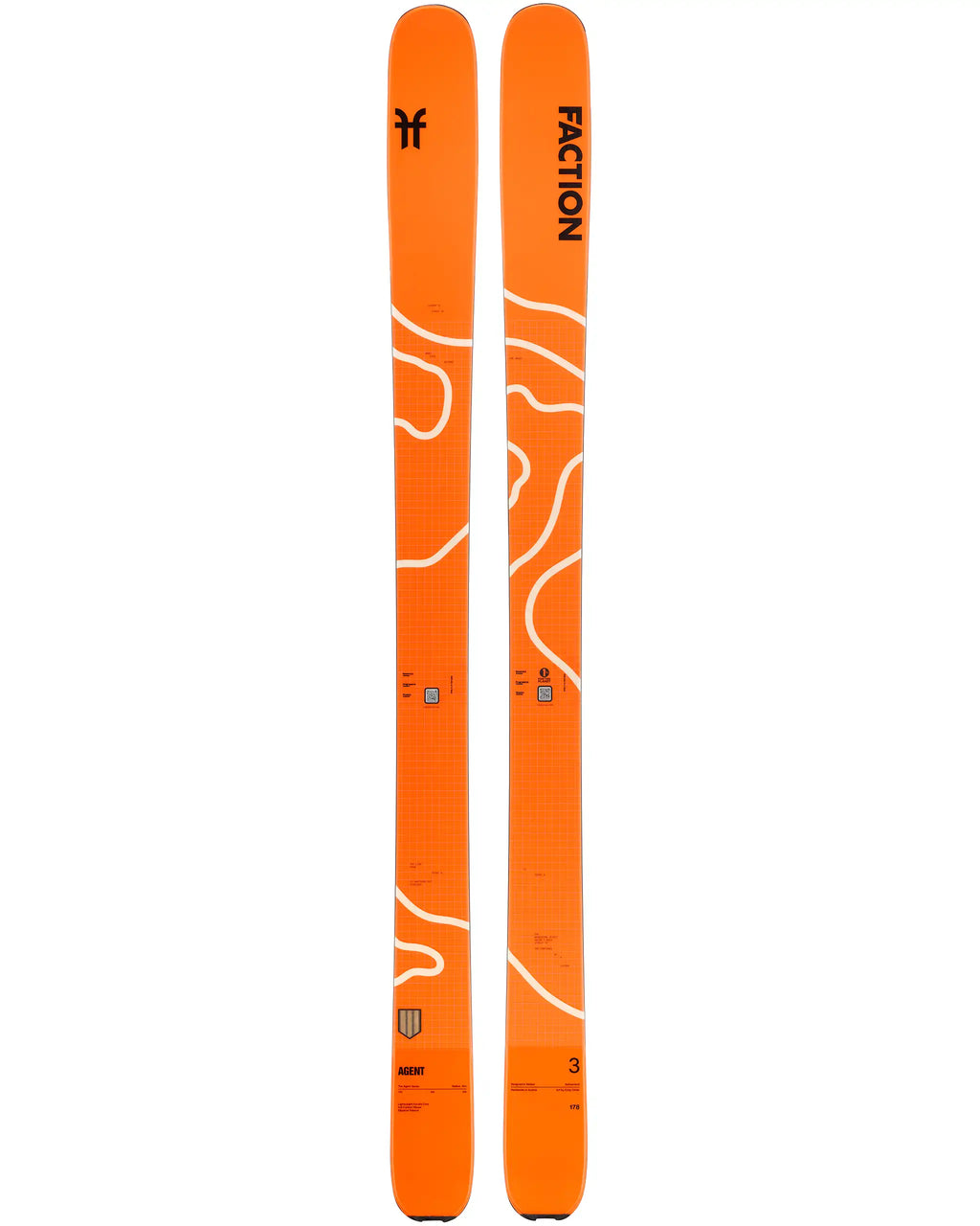 Agent 3 Skis - Orange 2027