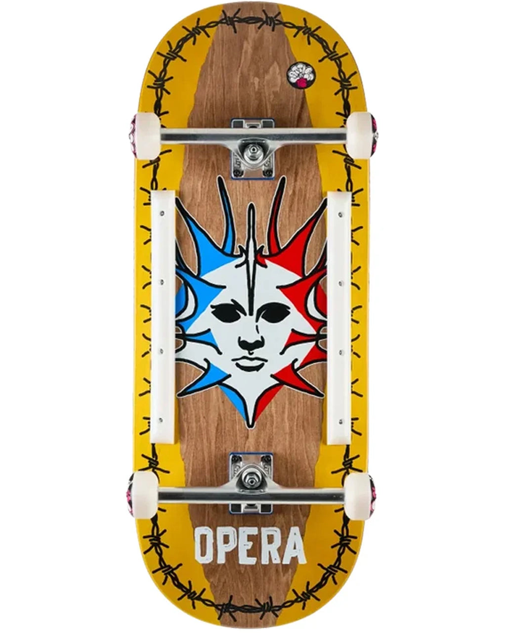 Skateboard Complet Fatties Torn Strike Ex7 - Brown/Yellow par OPERA