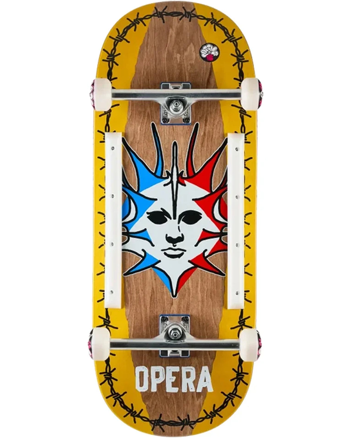 Skateboard Complet Fatties Torn Strike Ex7 - Brown/Yellow par OPERA