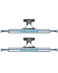 St1 Hollow Wide Boy Skateboard Trucks - Polished Silver/Black