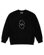 Sherpa Crewneck Sweatshirt - Black