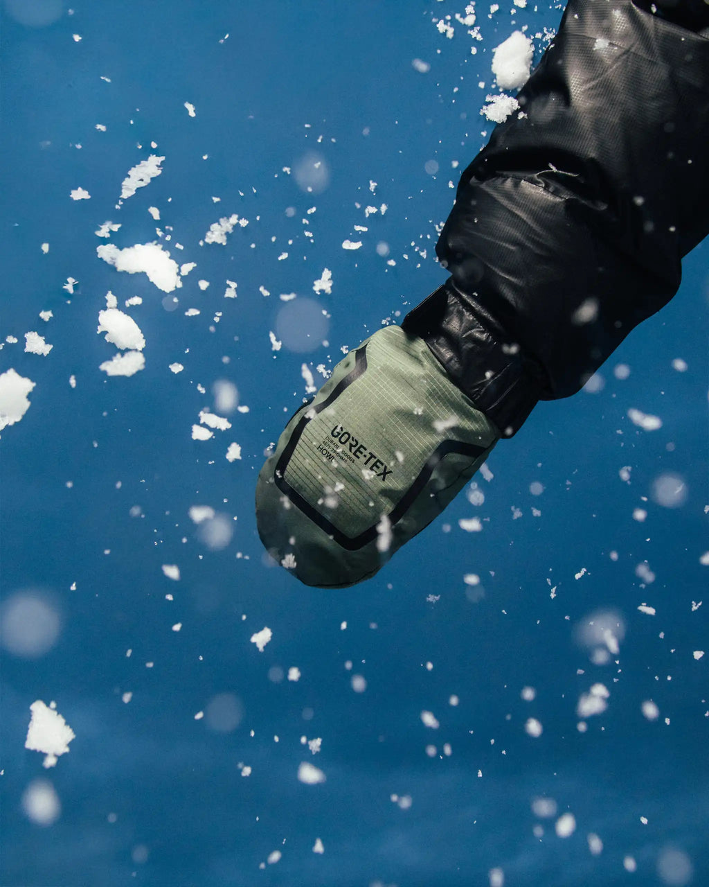 HOWL Helm Gore-Tex Mitt - Sage Gloves and Mitts – view 3