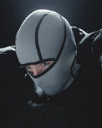 Balaclava Taped Facemask - Grey par HOWL – vue 2