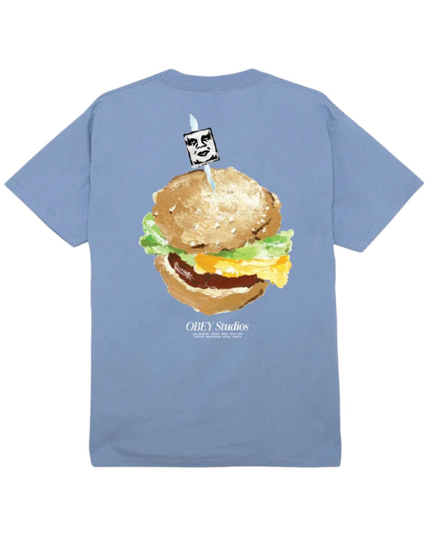 T-shirt Visual Food For Your Mind - Digital Violet