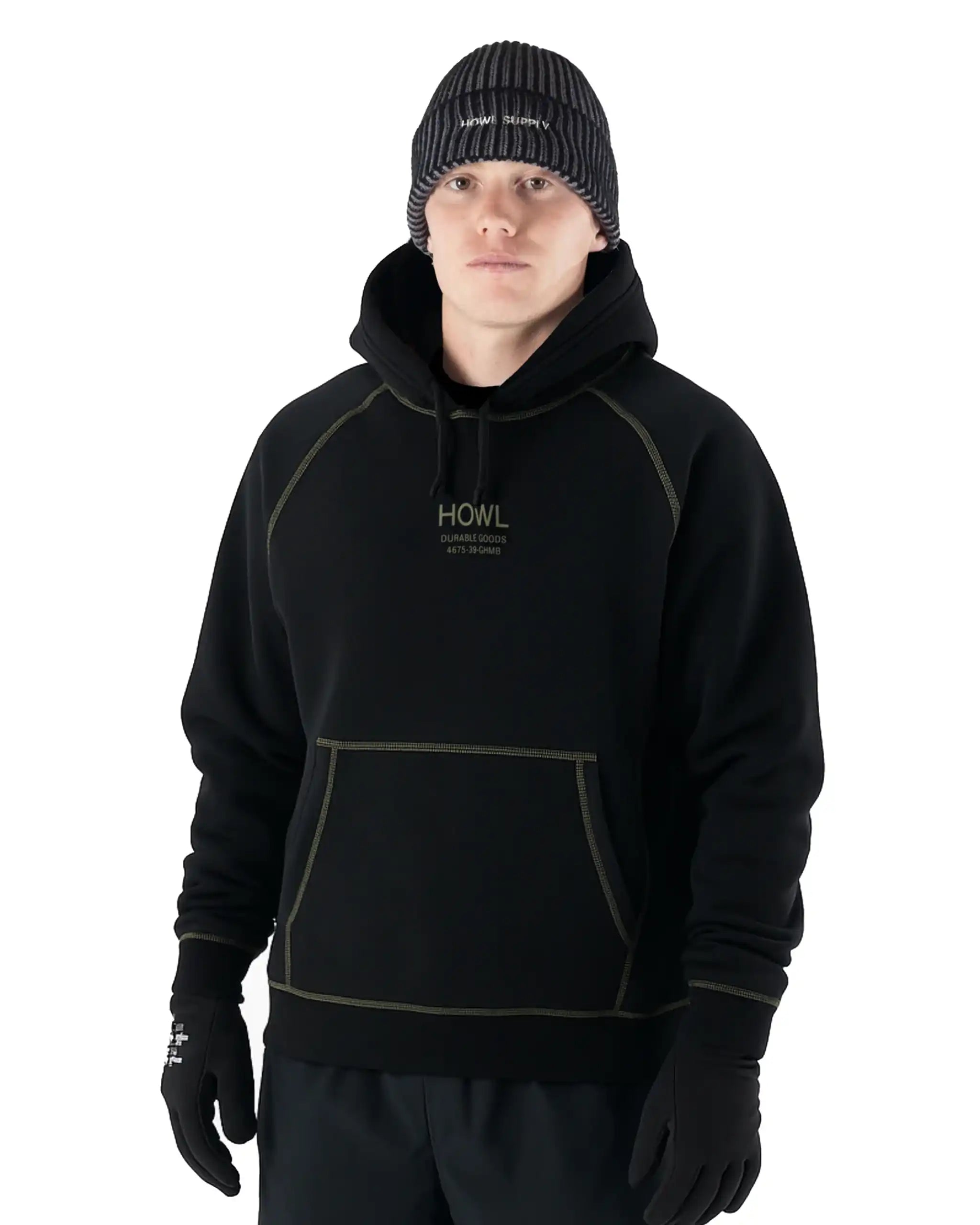 HOWL Logo Hoodie - Black