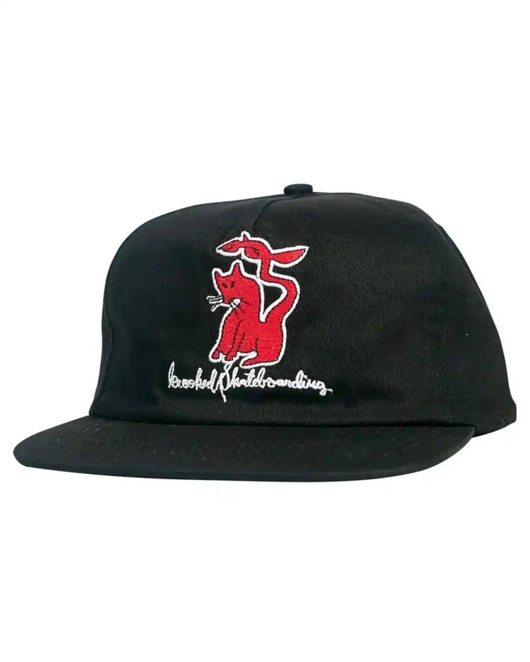 Casquette Kat Serpent - Black/Red