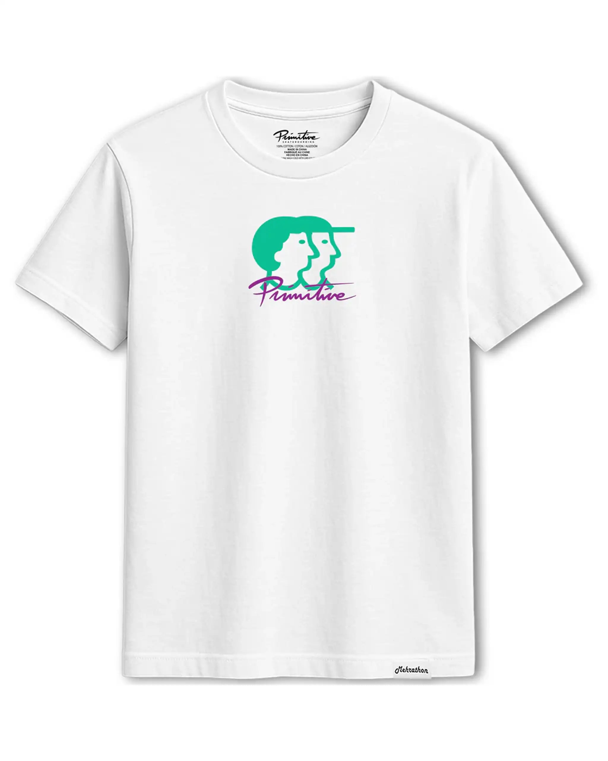 T-Shirt Mehrathon Norhtern Lights - White