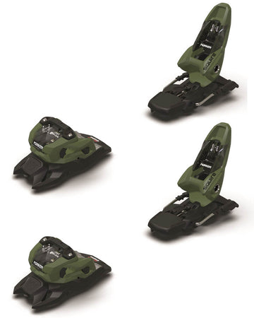 Squire 11 Ski Bindings - Green/Black 2024