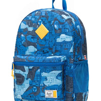 Lego Heritage Youth Backpack - Abstract Bricks Blue
