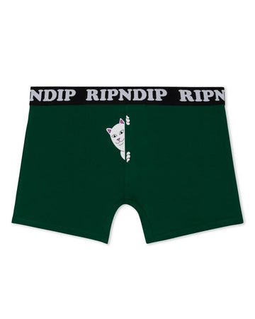 Peek A Nermal Boxer Shorts - Dark Forest